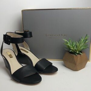 NEW Louise et Cie Punya Open Toe Wedges Sandals 7
